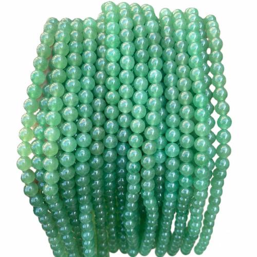 Natural Aventurine Beads, Green Aventurine, Round, DIY & different size for choice, Sold Per Approx 38 cm Strand