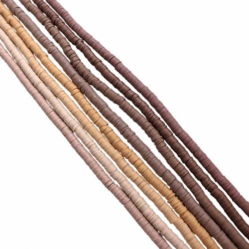 Polymer Clay Beads, DIY, more colors for choice, 390x5x5mm, 50Strands/Lot, Sold By Lot