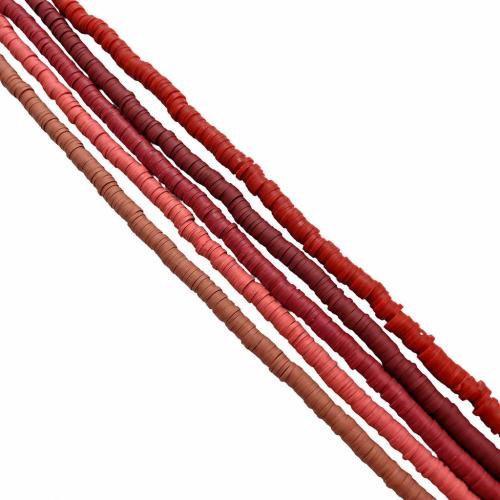 Polymer Clay Beads, DIY, more colors for choice, 390x5x5mm, 50Strands/Lot, Sold By Lot