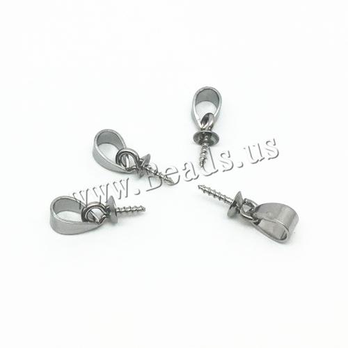 Stainless Steel Peg Bail, 304 Stainless Steel, DIY & machine polishing & different size for choice, original color, Sold By PC
