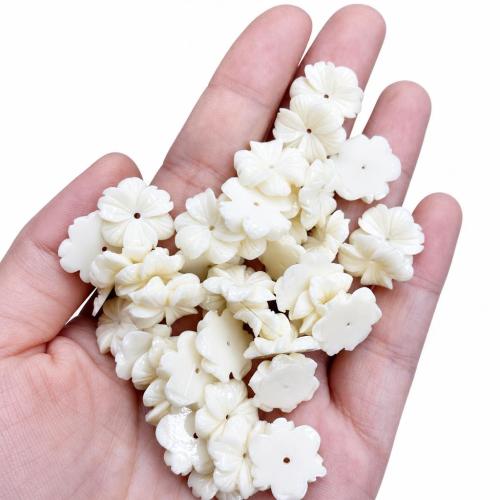 Sea Bamboo Coral Beads, Flower, pressing, DIY, more colors for choice, 14mm, Approx 113PCs/Strand, Sold Per Approx 38 cm Strand