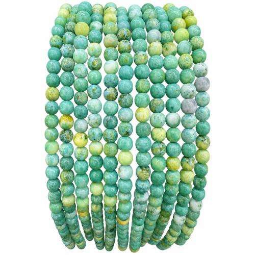 Gemstone Jewelry Beads, Rain Flower Stone, Round, DIY, more colors for choice, 7x8mm, Sold Per Approx 38 cm Strand