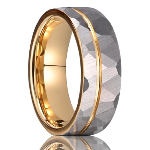 Tungsten Steel Finger Ring, plated, Unisex & different size for choice, US Ring Size:5-15.5, Sold By PC