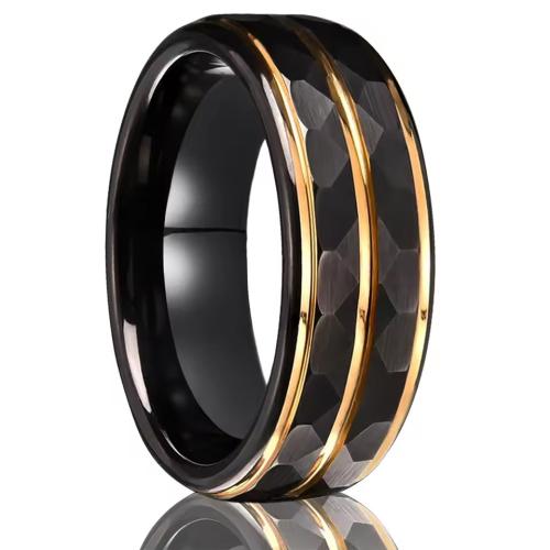 Tungsten Steel Finger Ring, plated, different size for choice & for man, US Ring Size:7-13, Sold By PC