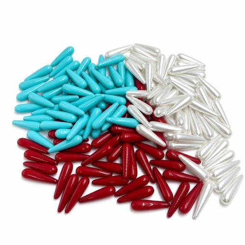 Abalorios de Nácar de Mar de Sur, Shell Pearl, Bricolaje & perforado medio, más colores para la opción, 8x30mm, Vendido por UD
