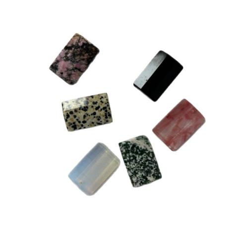 Colgantes de Gemas, Piedras preciosas, Rectángular, Bricolaje & diferentes materiales para la opción, 20x30mm, Vendido por UD