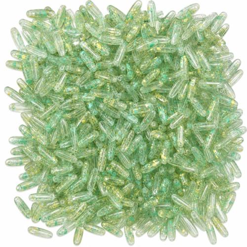 Perles en verre de mode, DIY, plus de couleurs à choisir, 4x12mm, 450sol/sac, Vendu par sac