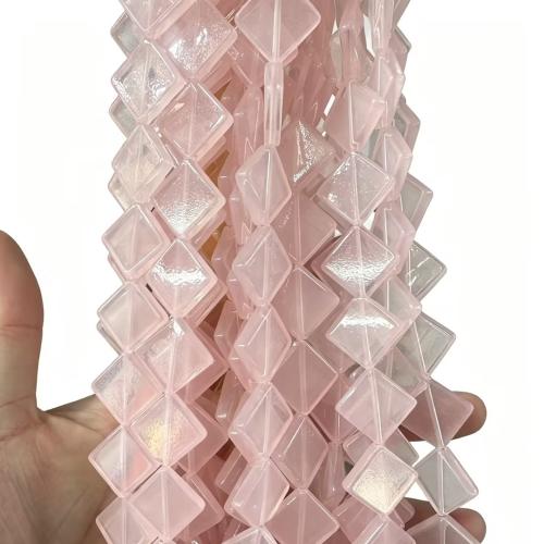 Perles de cristal losange, DIY, plus de couleurs à choisir, 21x21x4.50mm, Vendu par Environ 60 cm brin