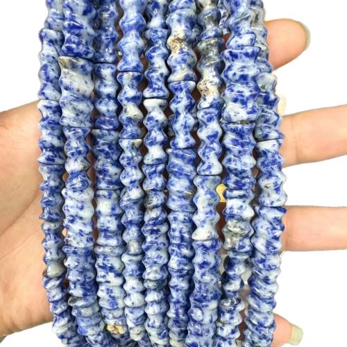 Abalorios de Gemas, Piedras preciosas, Bambú, Bricolaje & diferentes materiales para la opción & trenzado, 10x20mm, aproximado 22PCs/Sarta, Vendido por Sarta