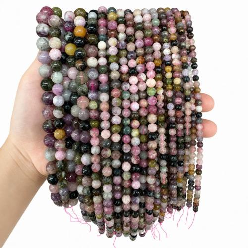 Gemstone Jewelry Beads, Tourmaline, DIY & different size for choice, Sold Per Approx 38 cm Strand
