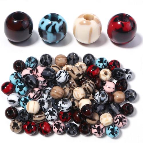 Granos de acrílico de la joyería, Esférico, moldeo por inyección, Bricolaje, más colores para la opción, 16mm, Vendido por UD