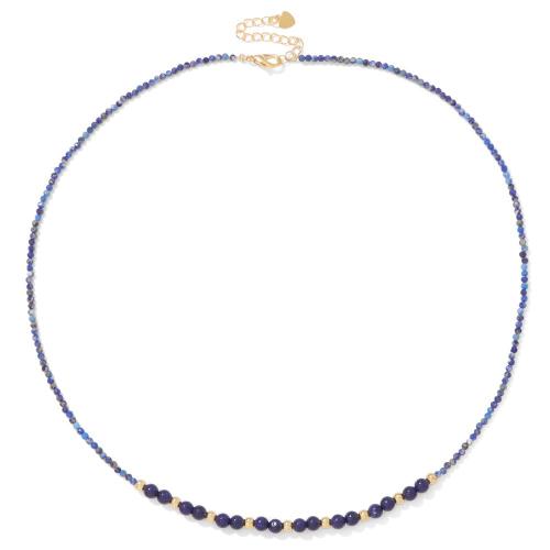Piedras preciosas collar, con 5cm extender cadena, hecho a mano, diferentes materiales para la opción & para mujer, longitud:aproximado 45 cm, Vendido por UD