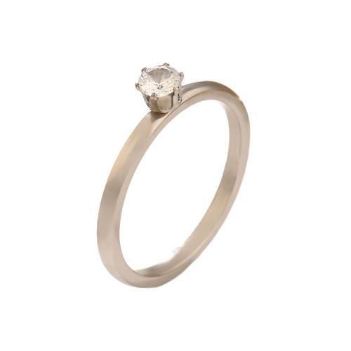 acero inoxidable 304 anillo, chapado, diverso tamaño para la opción & diferentes estilos para la opción & para mujer & con diamantes de imitación, tamaño:6-9, Vendido por UD