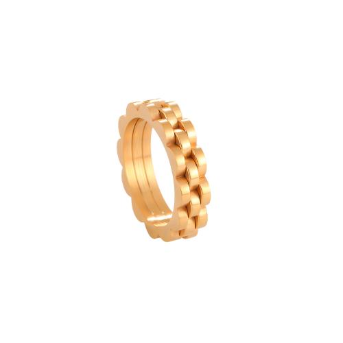 304 Stainless Steel Finger Ring, Gear Wheel, plated, different size for choice & for man, more colors for choice, US Ring Size:7-11, Sold By PC