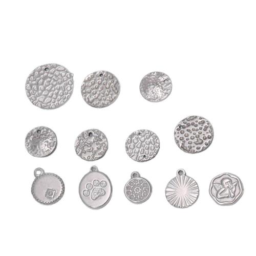 Stainless Steel Pendants, 304 Stainless Steel, DIY & different styles for choice, 100PCs/Bag, Sold By Bag