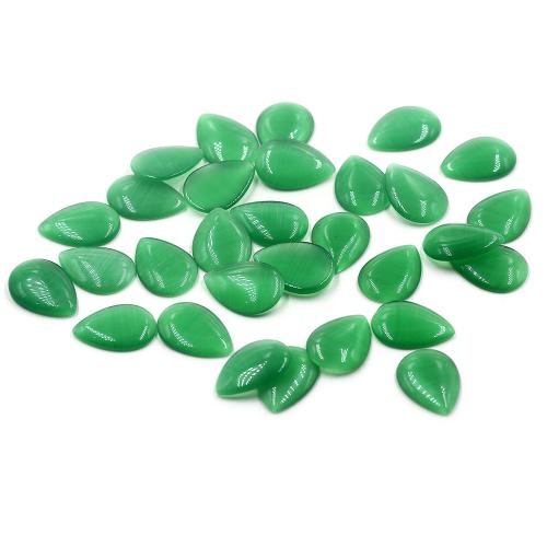 Katzen-Auge-Cabochons, Katzenauge, Tropfen, DIY & verschiedene Größen vorhanden, keine, verkauft von PC