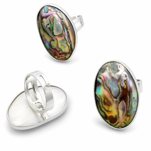 Seeohr Muschel Manschette Fingerring, mit 304 Edelstahl, Modeschmuck & unisex, verkauft von PC