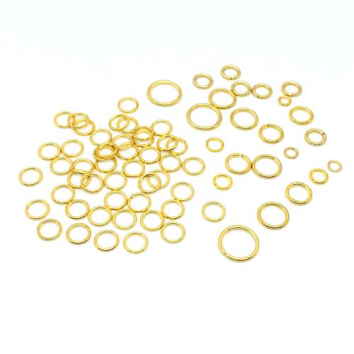 Anillo cerrado de acero inoxidable, acero inoxidable 304, chapado, Bricolaje & diverso tamaño para la opción, más colores para la opción, 1000PCs/Grupo, Vendido por Grupo