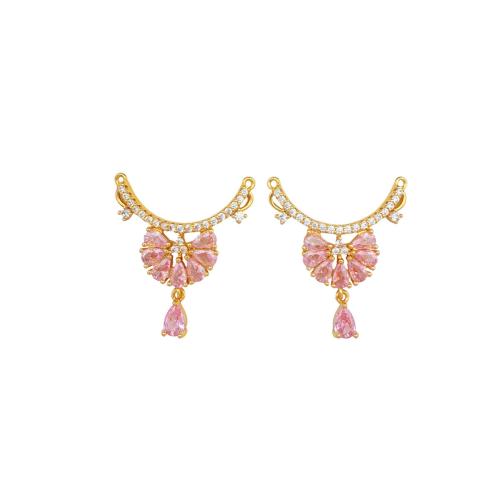 Cúbicos Circonia Colgante Latón Micro pavimenta, metal, chapado, Bricolaje & diferentes estilos para la opción & micro arcilla de zirconia cúbica, pendent size 32-36mm, Vendido por UD