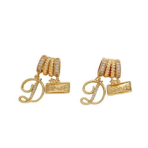 Cúbicos Circonia Colgante Latón Micro pavimenta, metal, chapado, Bricolaje & diferentes estilos para la opción & micro arcilla de zirconia cúbica, Vendido por UD
