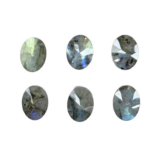 Natural Gemstone Cabochons, Labradorite, Flat Oval, DIY & faceted, 16x21mm, Sold By PC