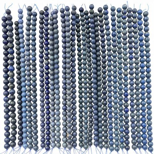 Natural Lapis Lazuli Beads, Round, DIY & different size for choice, Sold Per Approx 38 cm Strand