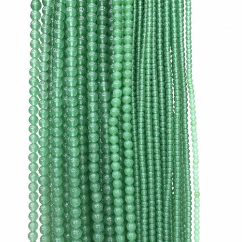 Calcédoine violette, Calcédoine verte, Rond, DIY & normes différentes pour le choix, Vendu par Environ 38 cm brin