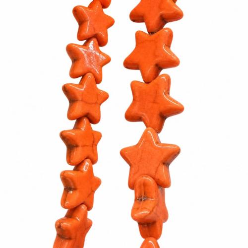 Turquoise Beads, Star, DIY & different size for choice & enamel, more colors for choice, Sold By Strand