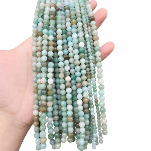 Perles amazonite, Rond, teints & DIY & normes différentes pour le choix, Vendu par Environ 38 cm brin