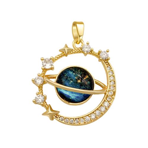 Cubic Zirconia Micro Pave Brass Pendants, plated, DIY & different styles for choice & micro pave cubic zirconia, pendent size 12-23mm, Sold By PC