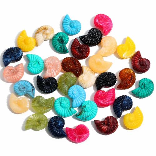 Perle acrylique, conque, DIY, plus de couleurs à choisir, 41.50x32.40x16.70mm, Trou:Environ 3.3mm, 50PC/sac, Vendu par sac