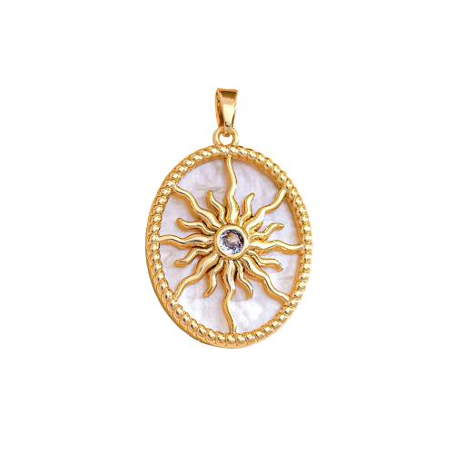 Cubic Zirconia Micro Pave Brass Pendants, plated, DIY & different styles for choice & micro pave cubic zirconia & enamel, pendent size 19-21mm, Sold By PC