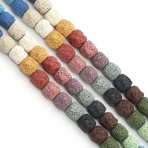 Natural Lava Beads, Round, dyed & DIY, more colors for choice, 12mm, Sold Per Approx 38 cm Strand