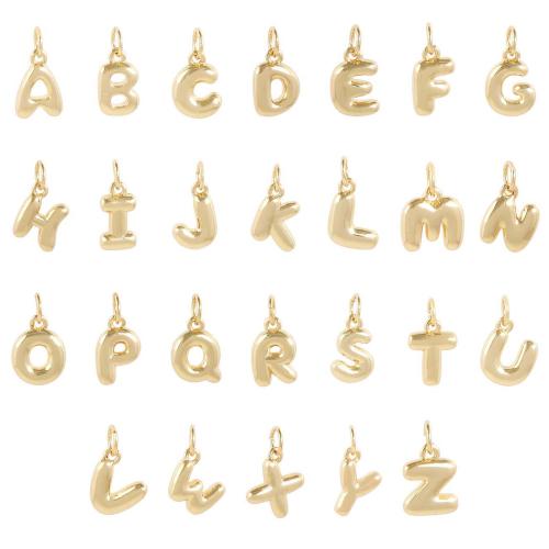 Brass Jewelry Pendants, Alphabet Letter, plated, DIY & different styles for choice, Sold By PC