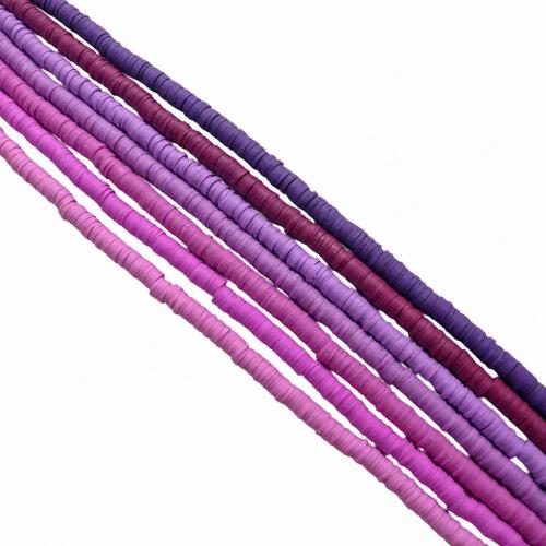 Polymer Clay Beads, DIY, more colors for choice, 390x5x5mm, 50Strands/Lot, Sold By Lot