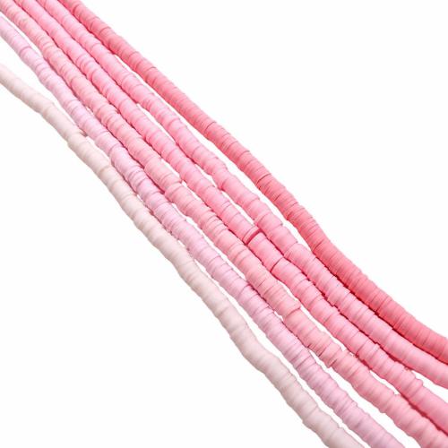 Polymer Clay Beads, DIY, more colors for choice, 390x5x5mm, 50Strands/Lot, Sold By Lot
