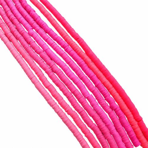 Polymer Clay Beads, DIY, more colors for choice, 390x5x5mm, 50Strands/Lot, Sold By Lot
