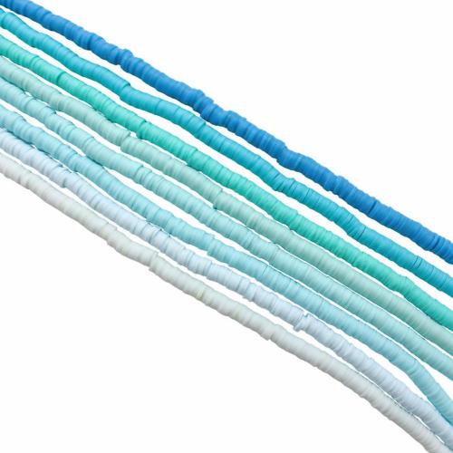 Polymer Clay Beads, DIY, more colors for choice, 390x5x5mm, 50Strands/Lot, Sold By Lot