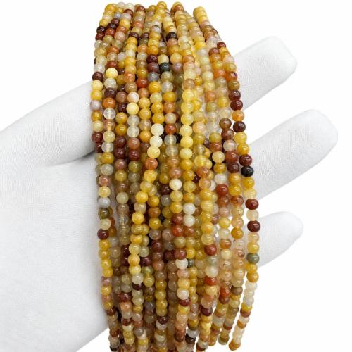 Natural Jade Beads, Lighter Imperial Jade, Round, DIY & different size for choice, Sold Per Approx 38 cm Strand
