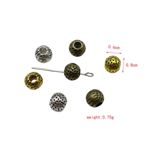 Tibetan Style Spacer Beads, plated, DIY, more colors for choice, 500G/Bag, Sold By Bag