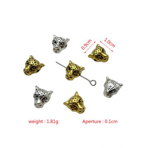 Tibetan Style Spacer Beads, Leopard, plated, DIY, more colors for choice, 9x10mm, 500G/Lot, Sold By Lot