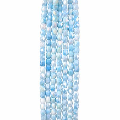 Glass Jewelry Beads, DIY, more colors for choice, 4x6mm, Length:Approx 38 cm, 10Strands/Lot, Sold By Lot
