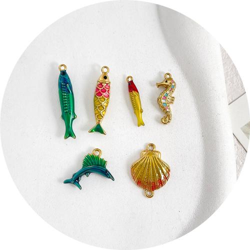 Stainless Steel Animal Pendants, plated, DIY & different styles for choice & enamel, more colors for choice, 10PCs/Bag, Sold By Bag