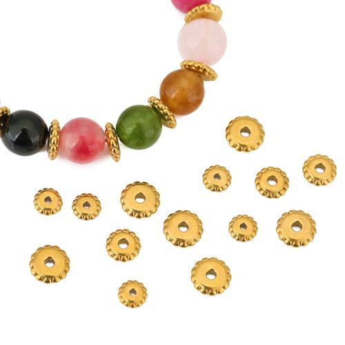 Stainless Steel Spacer Beads, 304 Stainless Steel, Gear Wheel, Vacuum Ion Plating, DIY & different size for choice, more colors for choice, Sold By PC