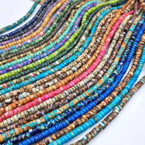 Gemstone Jewelry Beads, DIY & different materials for choice, 3x6mm, Approx 110PCs/Strand, Sold By Strand