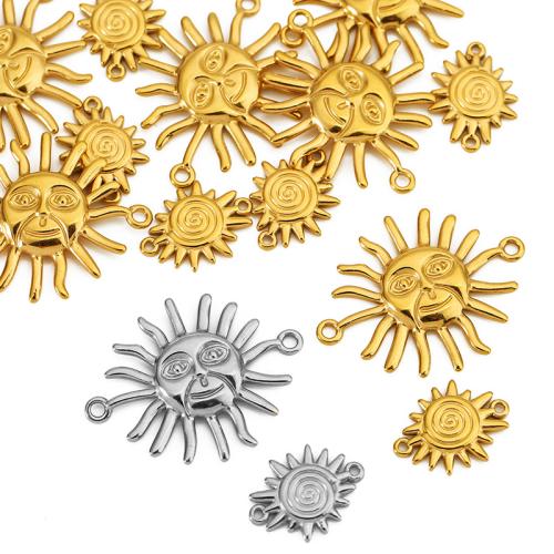 Stainless Steel Connector, 304 Stainless Steel, Sun, Vacuum Ion Plating, DIY & different styles for choice, Sold By PC