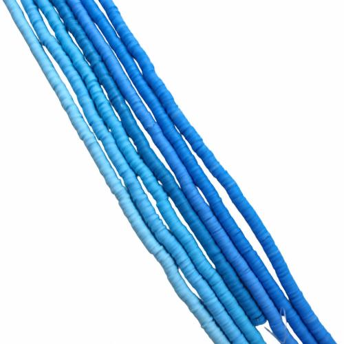 Polymer Clay Beads, DIY, more colors for choice, 390x5x5mm, 50Strands/Lot, Sold By Lot