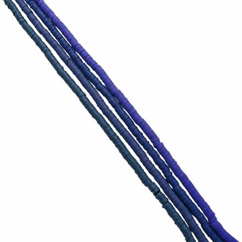 Polymer Clay Beads, DIY, more colors for choice, 390x5x5mm, 50Strands/Lot, Sold By Lot