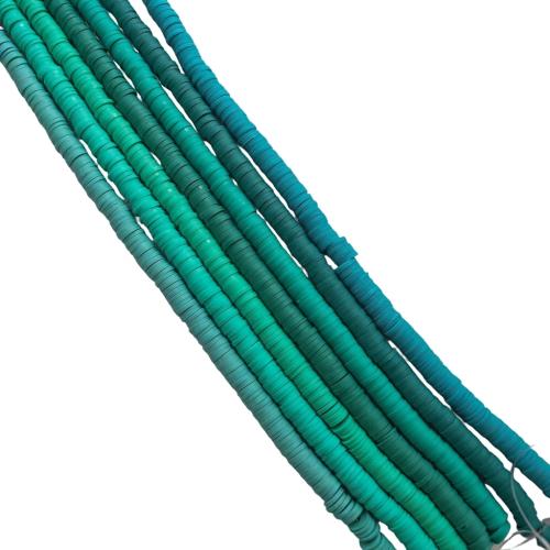 Polymer Clay Beads, DIY, more colors for choice, 390x5x5mm, 50Strands/Lot, Sold By Lot