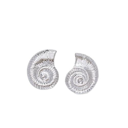 Stainless Steel Animal Pendants, 304 Stainless Steel, Conch, plated, DIY, more colors for choice, 22x30mm, 10PCs/Bag, Sold By Bag